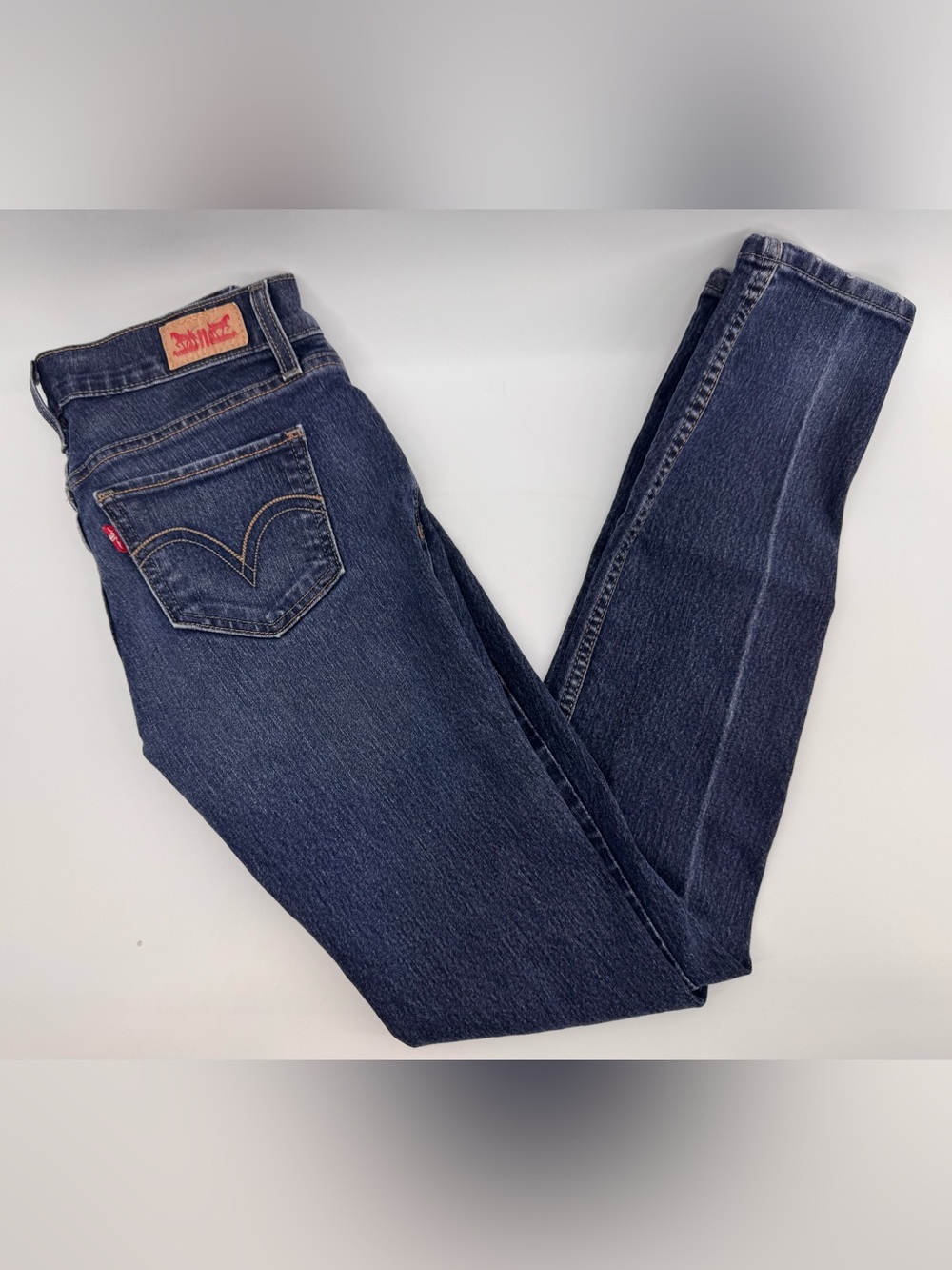 Levi’s 524 Too Superlow Skinny Jeans Dark Wash Denim Size 3M